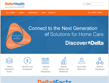 Tablet Screenshot of deltahealthtech.com